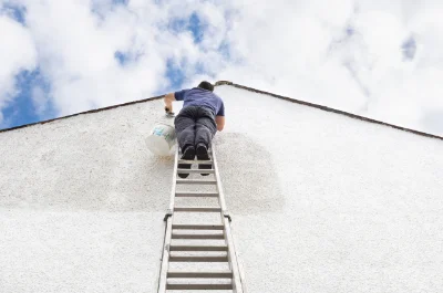 Peinture extérieure à Carnoët — façades et ravalement